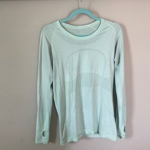 Lululemon swiftly tech long sleeve top size 10